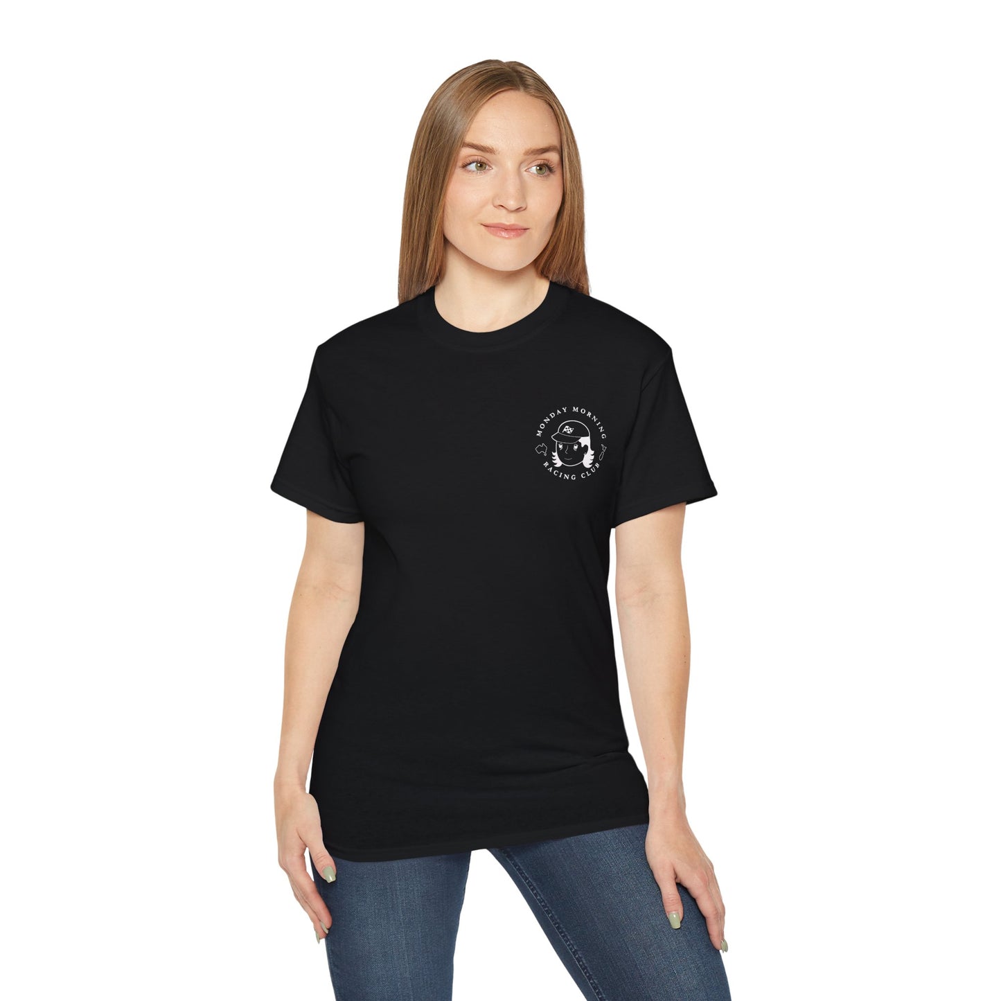 Monday Morning Racing Club Unisex Tee (Lady Logo)