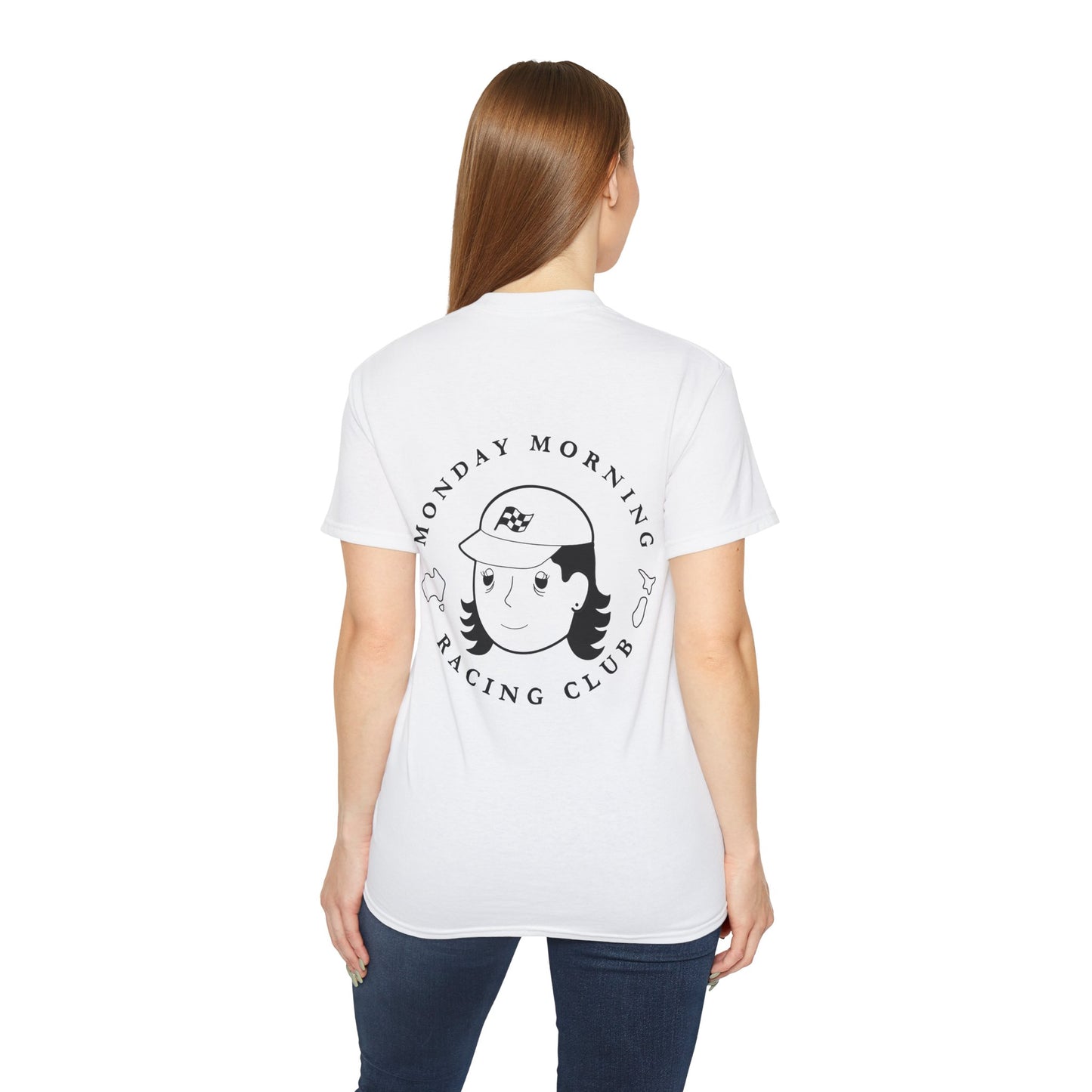 Monday Morning Racing Club Unisex Tee (Lady Logo)