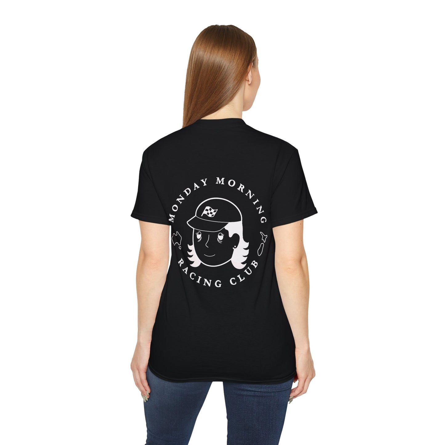 Monday Morning Racing Club Unisex Tee (Lady Logo)