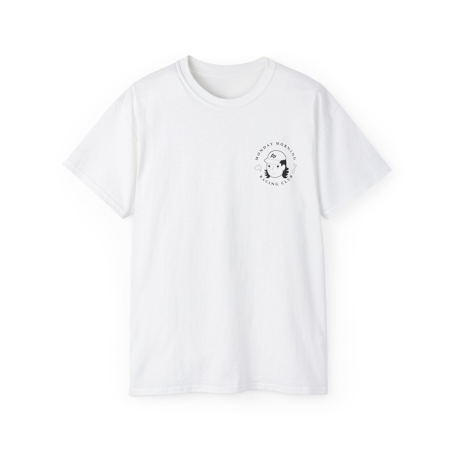Monday Morning Racing Club Unisex Tee (Lady Logo)
