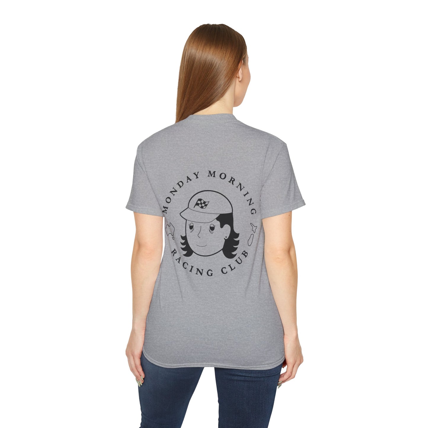 Monday Morning Racing Club Unisex Tee (Lady Logo)