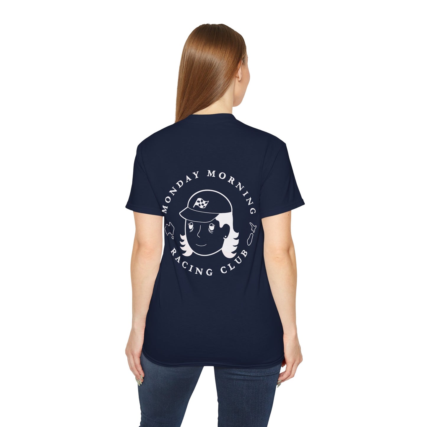 Monday Morning Racing Club Unisex Tee (Lady Logo)