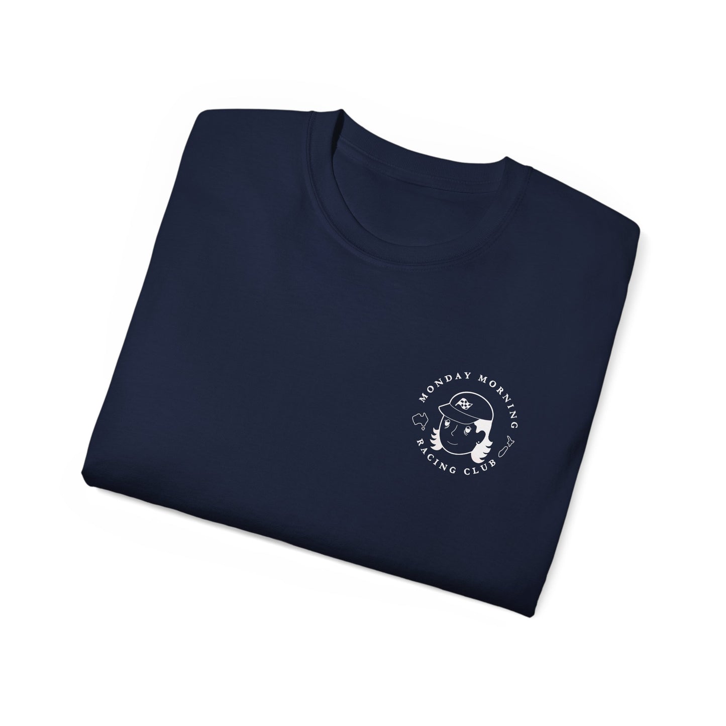 Monday Morning Racing Club Unisex Tee (Lady Logo)